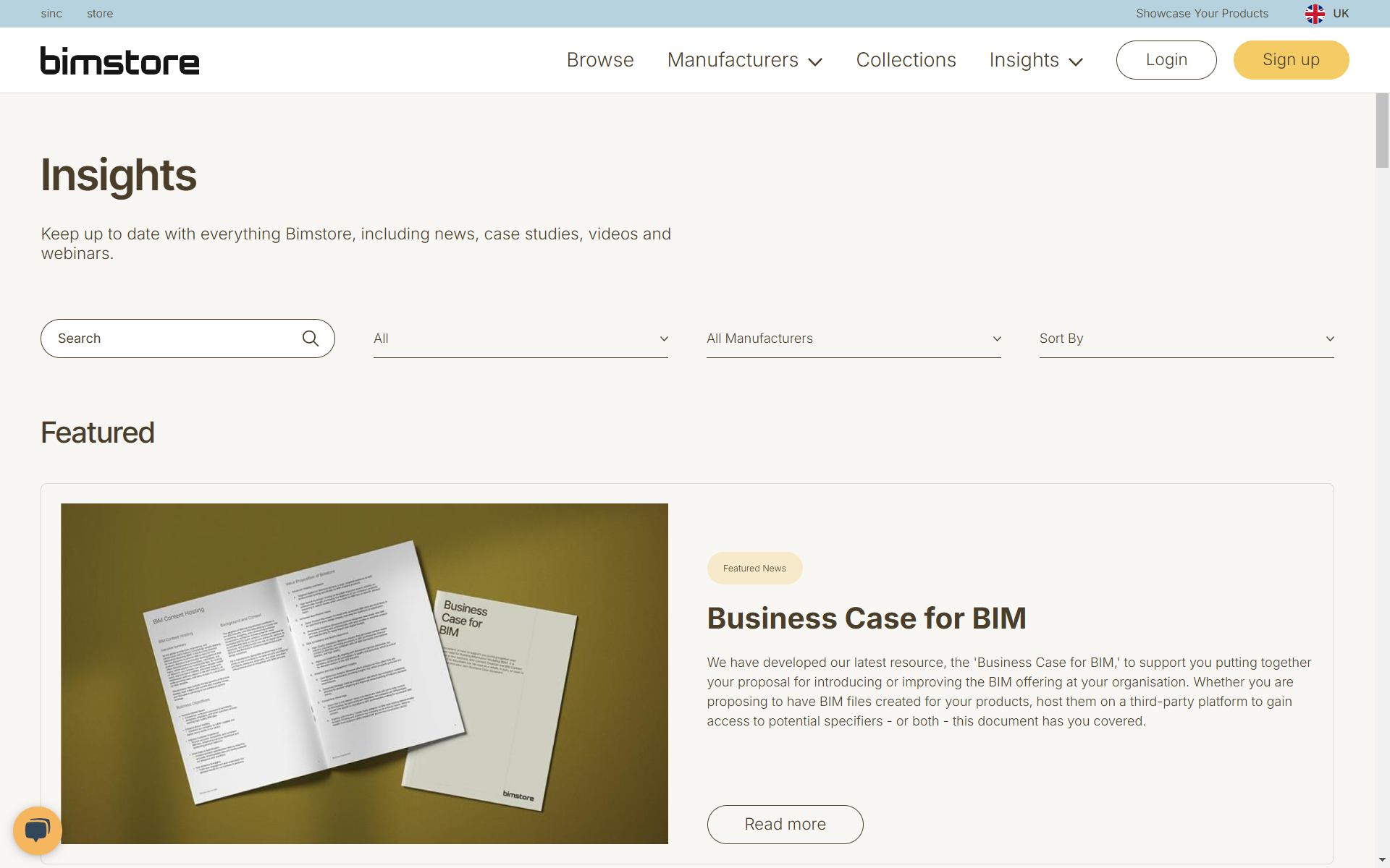 Bimstore Insights