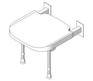 Product: 4000 Series Standard Shower Seat
