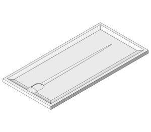 Product: Braddan Shower Tray 1420mm x 700mm