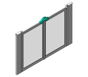 Product: Standard Shower Screen Option M
