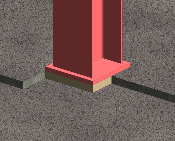 Under pillar