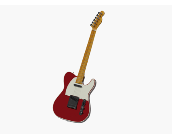 Revit, BIM, Download,Free,Components,Object,guitar,telecaster,fender,electric,music,instrument