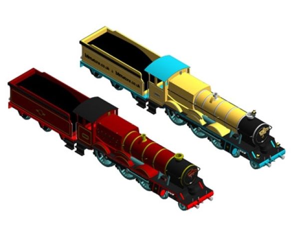Revit, BIM, Download,Free,Components,Object,Hogwarts,Express,Train,Locamotive,BIM,World