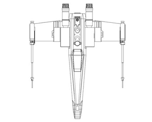 Revit, BIM, Download, Free,Components,Object,star,wars,x,wing,t65,star,fighter