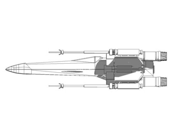 Revit, BIM, Download, Free,Components,Object,star,wars,x,wing,t65,star,fighter