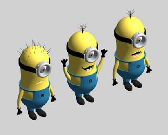 Revit, BIM, Download, Free, Components,Object,Despicable,Me,Minion,BIMion,Clive,Paul,Watty,Yellow,Havoc,Mayhem,Bimstore,Henchmen,followers,evil,mischevious,Banana,Papple
