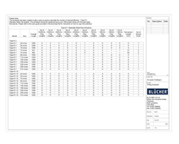Bim, ,content,object,component,BIM, Store, Revit, BLÜCHER®, Pipe, Pipes, Europipe, Drainage, below, ground, System, MEP,applications,lightweight,stainless, steel,piping,system,pipe,fittings,AISI,316L,304,push,fit,foul,sotrm,water,bend,branch,access,rat,stop,increaser,reducer,socekt,trap,toilet,adaptor