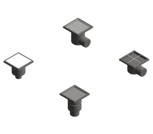 Image of One Part Industrial Drain 250mm - Tile / Resin / Concrete