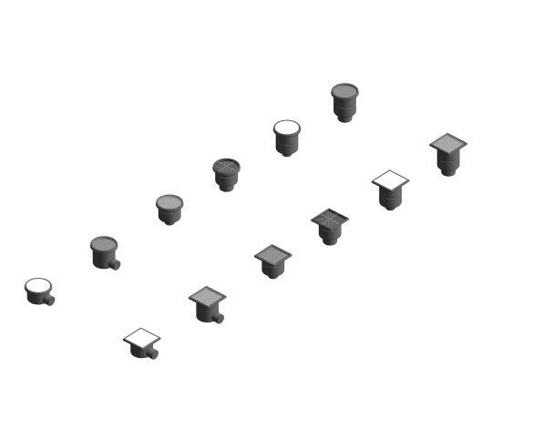 Image of One Part Industrial Drain 300mm - Tile / Resin / Concrete