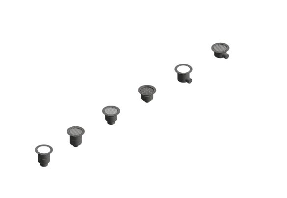 Image of One Part Industrial Drain 300mm - Vinyl