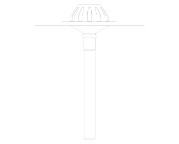 Bim, Content, Object, Component, bimstore, Revit, BLÜCHER®, Drainage, Roof, Drain, Gravity, 401.104.050, 401.104.075, 401.104.110