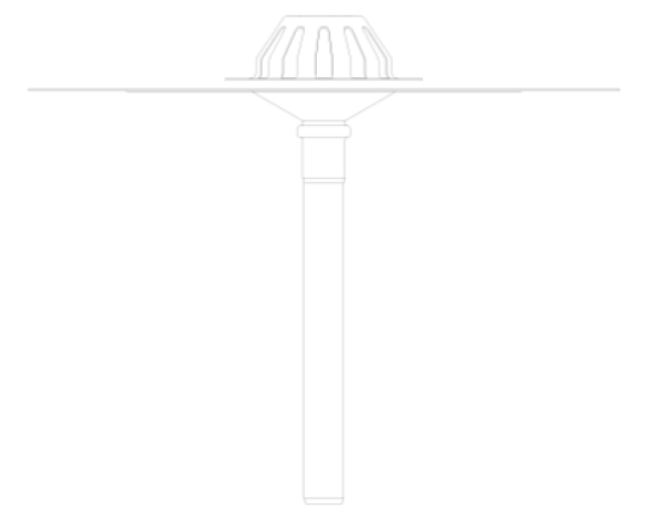 Bim, Content, Object, Component, bimstore, Revit, BLÜCHER®, Drainage, Roof, Drain, Gravity, 403.104.050, 403.104.075, 403.104.110, 403.106.050, 403.106.075, 403.106.110