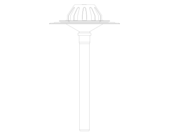 Bim, Content, Object, Component, bimstore, Revit, BLÜCHER®, Drainage, Roof, Drain, Siphonic, 402.204.040, 402.204.050, 402.204.075, 402.206.040, 402.206.050, 402.206.075
