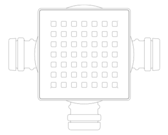 Image of Two Part Domestic Drain 150mm with Inlet - Tile / Resin / Concrete