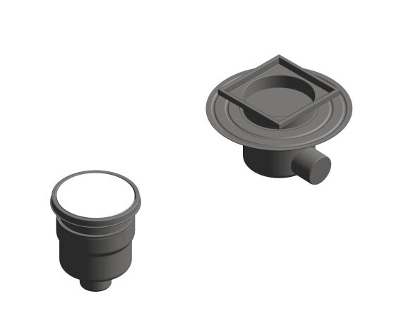 Image of Two Part Industrial Drain 300mm - Tile / Resin / Concrete