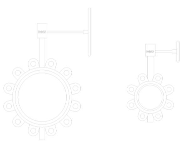 Product: Gear Operated Fully Lugged Butterfly Valve - PN16