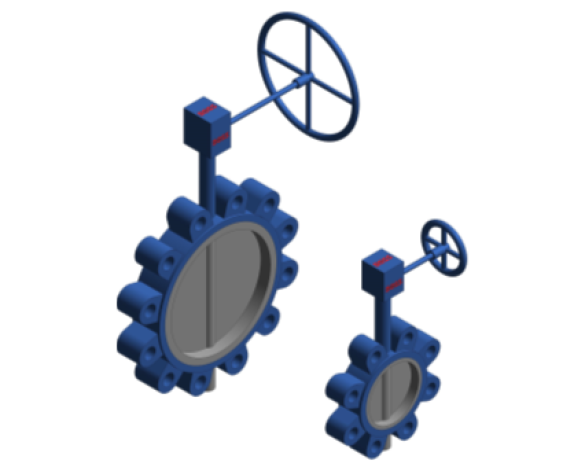 Product: Gear Operated Fully Lugged Butterfly Valve - PN16