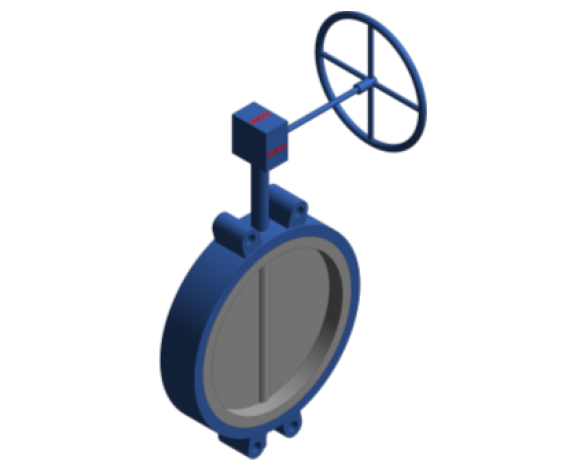 Product: Product: Gear Operated Semi Lugged Butterfly Valve - PN16