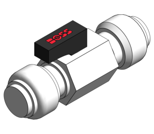 Product: Mini Ball Valve - Straight Radiator