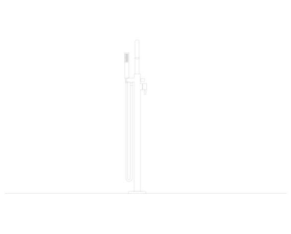 Revit, BIM, Store, Components, MEP, Object, Crosswater, MIKE PRO, Bath, Shower, Mixer, With, Kit, PRO416FC