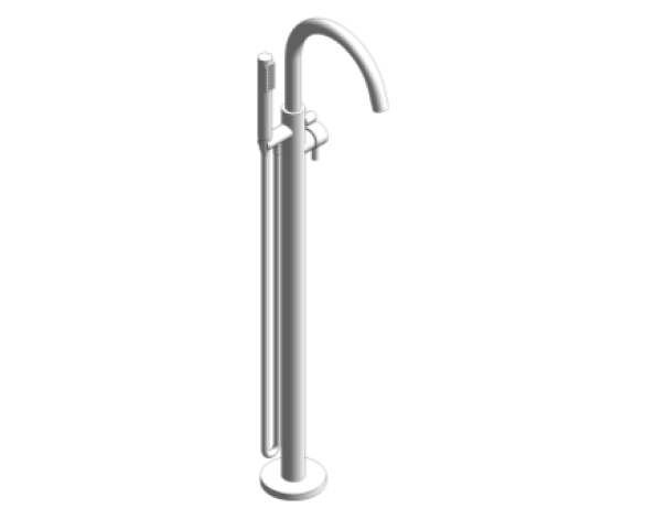 Revit, BIM, Store, Components, MEP, Object, Crosswater, MIKE PRO, Bath, Shower, Mixer, With, Kit, PRO416FC