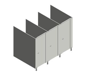 Product: Pennine Budget Toilet Cubicles