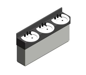 Product: Semi-Recessed Vanity Unit