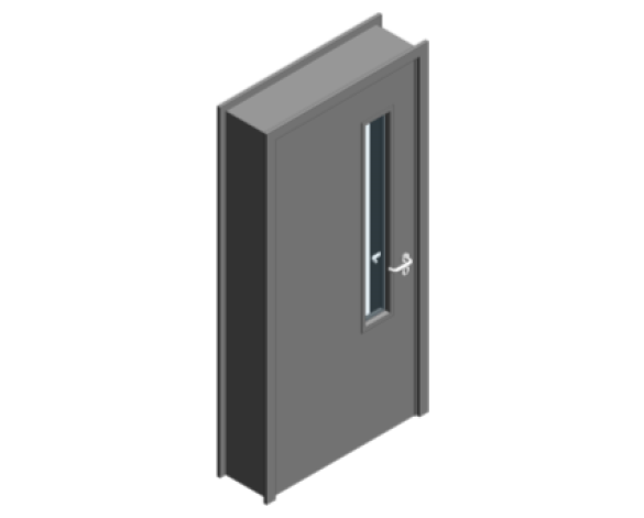 Revit, BIM, Download, Free, Components, Object, Door, Doorset, Bespoke, CW, Fields, and, Son, Limited, 54mm, Thick, Single, Internal, Door