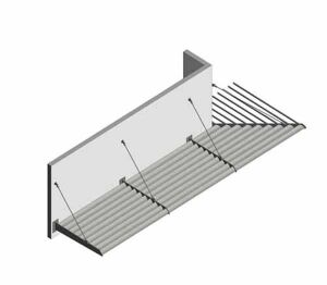 Product: Brise Soleil - 100 Blade - Mid Grey