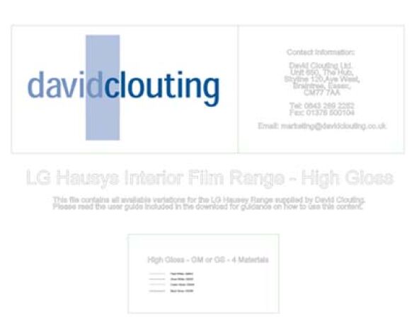 Revit, BIM, Store, Components, Architecture, Object,Free,Download,david,clouting,adhesive,architrave,decorative,design,doors,film,flexible,furniture,hausys,interior,LG,self,skirting,substrate,walls,finish,high gloss,range