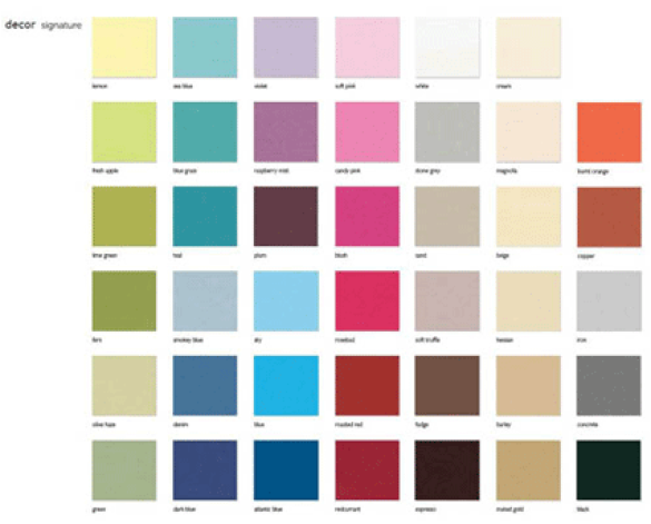 Decor Fabric Range material Library
