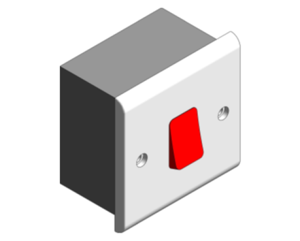 Bim, Content, Object, Component, BIM, Store, Revit, Free, Original, Library, Electrical, Power, Fixtures, Deta, Electrical, Sockets, Outlets, Switches, Plug, Gang, 45, 45A, DP, Switches, Slimline