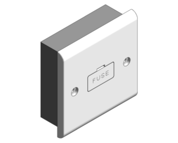 Bim, Content, Object, Component, BIM, Store, Revit, Free, Original, Library, Electrical, Power, Fixtures, Deta, Electrical, Sockets, Outlets, Connection, Unit, Slimline, Fuse