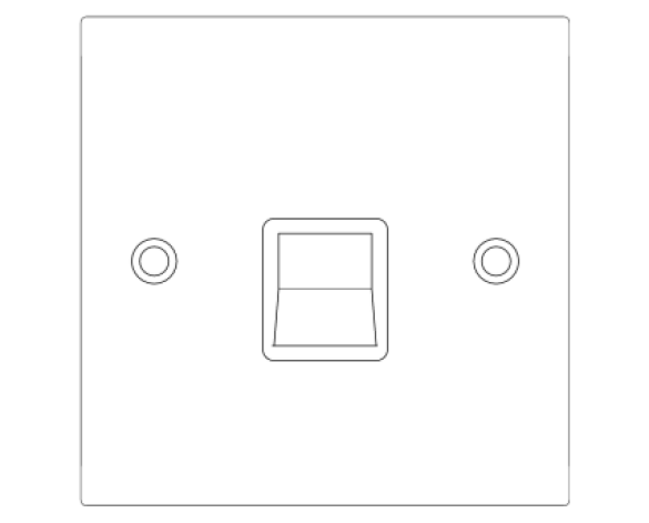 Bim, Content, Object, Component, BIM, Store, Revit, Free, Original, Library, Electrical, Power, Fixtures, Deta, Electrical, Sockets, Switches, Plug, Gang, Telephone, Outlets, Slimline, Decor, Chrome, Satin, Satin Chrome