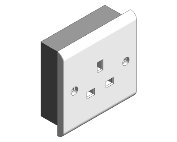 Bim, Content, Object, Component, BIM, Store, Revit, Free, Original, Library, Electrical, Power, Fixtures, Deta, Electrical, Sockets, Switches, Plug, Gang, Socket, Outlets, Slimline