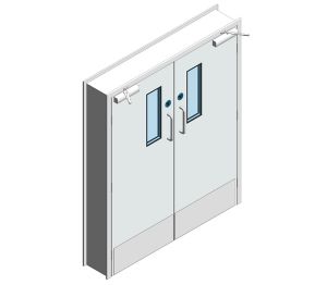 Product: Dortek Hygienic Hinged Doors - Fire Rated & Lead Lined