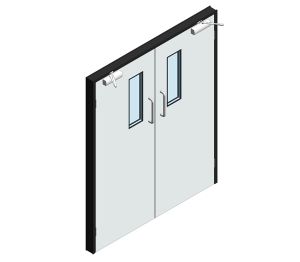 Product: Dortek Hygienic Hinged Doors - Lead Lined