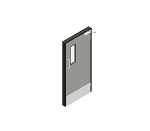 Product: Dortek Retail Hinged Doors - Double Action or Single Action