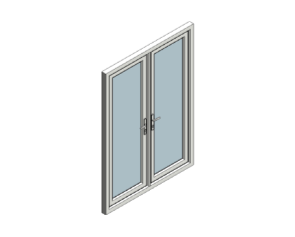 Revit, Bim, Store, Components, Object, Eurocell, 15, door, METRIC, Eurologik70, Chamfered, French, Door, Inward, Opening, profiles, ltd
