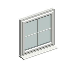 Product: Eurologik70 - Chamfered Top Hung Window