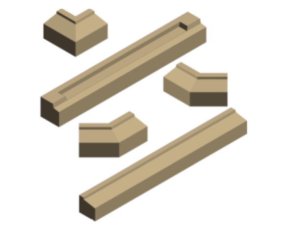 Bim, Content, Object, component, BIM, Store, Revit, Forticrete, Cast, Stone, Dressings, Decorative, Cill, Coping, Heads, Gable, Vents, Plinths, String, Course