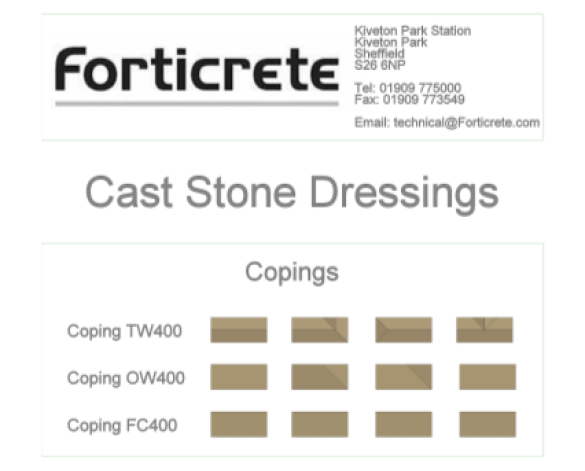 Bim, Content, Object, component, BIM, Store, Revit, Forticrete, Cast, Stone, Dressings, Decorative, Cill, Coping, Heads, Gable, Vents, Plinths, String, Course