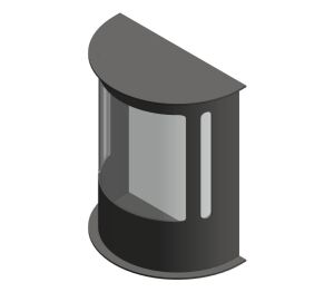 Product: 316 Marine Grade Stainless Steel P-Lux Half Lantern - GL4224LU