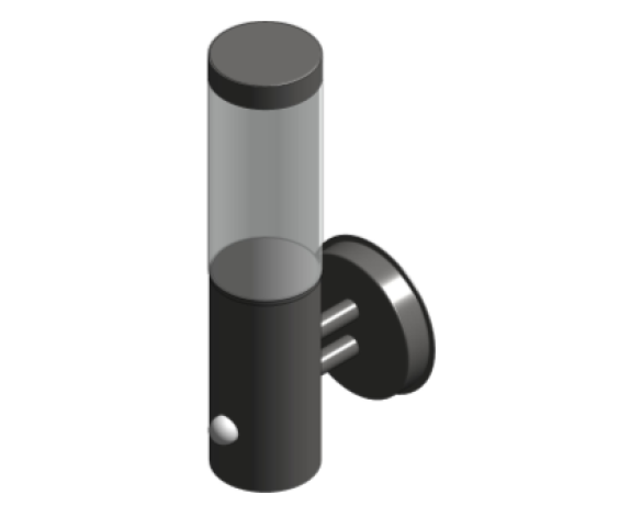 Revit, Bim, Store, Components, MEP, Object, Green, Lighting, Mechanical, Equipment, 14, 316, Marine, Grade, Stainless, Steel, P, Lux, Modern, Post, Lantern, GL4689LU
