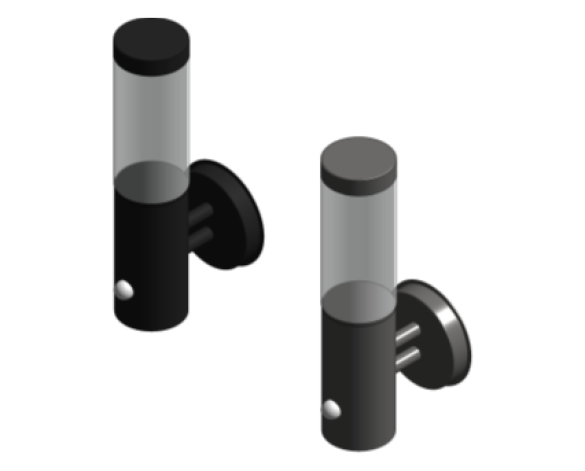 Revit, Bim, Store, Components, MEP, Object, Green, Lighting, Mechanical, Equipment, 14, 316, Marine, Grade, Stainless, Steel, P, Lux, Modern, Post, Lantern, GL4689LU