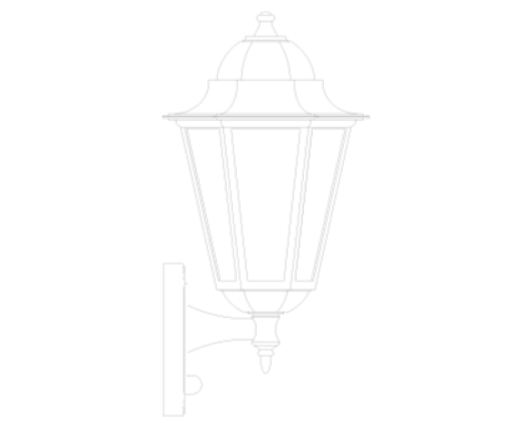 Revit, Bim, Store, Components, MEP, Object, Green, Lighting, Mechanical, Equipment, 14, Aluminium, Large, Six, Panel, P, Lux, Traditional, Lantern, GL2362LU