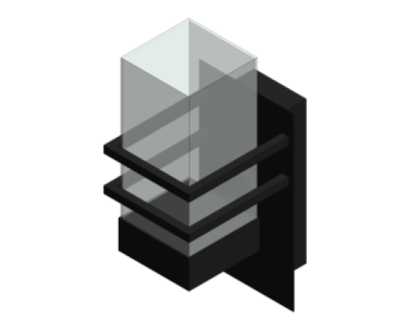 Revit, Bim, Store, Components, MEP, Object, Green, Lighting, Mechanical, Equipment, 14, Black, Aluminium, Contemporary, Lantern, GL4812LU
