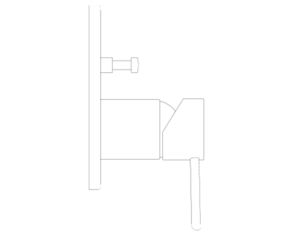 Image of Grohe Allure 2-way diverter Shower Mixer - 24070000