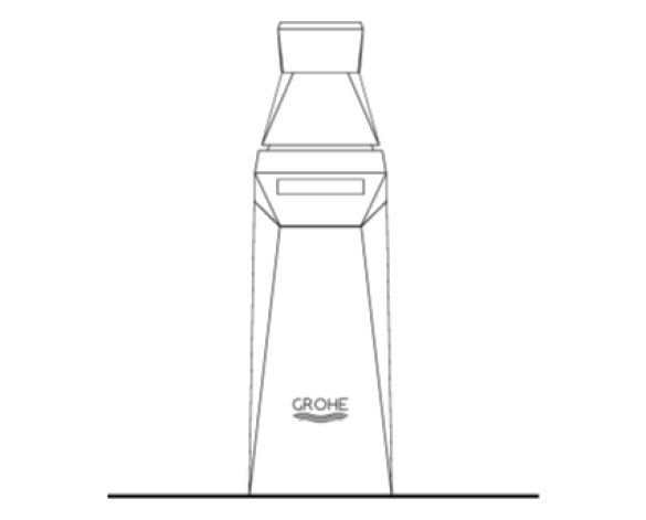 Product: ALLURE BRILLIANT Basin mixer 1/2″ M-Size (24341000)
