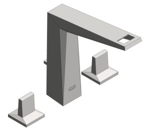 Product: ALLURE BRILLIANT Three-hole basin mixer 1/2″ M-Size (20627000)